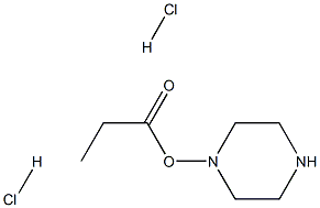 methyl 1-piperazinylacetate dihydrochloride Structure