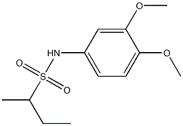 N-(3,4-dimethoxyphenyl)butane-2-sulfonamide Structure