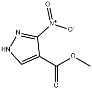 3-Nitro-1H-pyrazole-4-carboxylic acid methyl ester 구조식 이미지