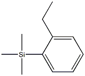 (2-ethylphenyl)-trimethylsilane Structure