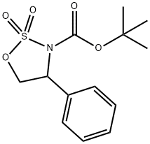 3-Boc-4-phenyl-1,2,3-oxathiazolidine 2,2-dioxide 구조식 이미지