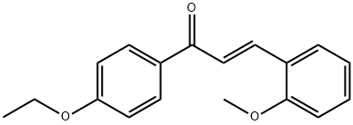 (2E)-1-(4-ethoxyphenyl)-3-(2-methoxyphenyl)prop-2-en-1-one Structure