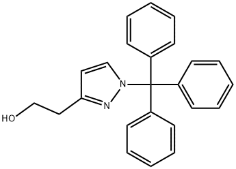 2-(1-Trityl-1H-pyrazol-3-yl)-ethanol 구조식 이미지