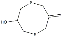 7-methylidene-1,5-dithiocan-3-ol Structure