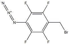 1-azido-4-(bromomethyl)-2,3,5,6-tetrafluorobenzene Structure