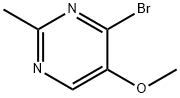 4-bromo-5-methoxy-2-methylpyrimidine 구조식 이미지