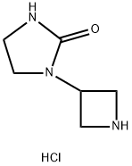 1-(azetidin-3-yl)imidazolidin-2-one hydrochloride 구조식 이미지