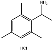 1-(2,4,6-TRIMETHYLPHENYL)ETHAN-1-AMINE HYDROCHLORIDE 구조식 이미지