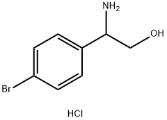 2-Amino-2-(4-bromophenyl)ethanol hydrochloride Structure
