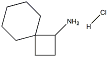 spiro[3.5]nonan-1-amine hydrochloride Structure