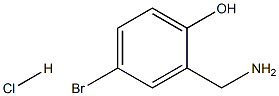 2-(AMINOMETHYL)-4-BROMOPHENOL HYDROCHLORIDE Structure