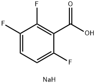 2,3,6-TRIFLUOROBENZOIC ACID SODIUM SALT Structure