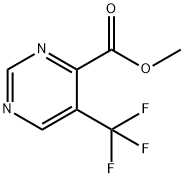 5-Trifluoromethyl-pyrimidine-4-carboxylic acid methyl ester Structure