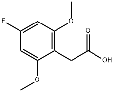 2-(4-FLUORO-2,6-DIMETHOXYPHENYL)ACETIC ACID Structure