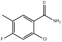 2-Chloro-4-fluoro-5-methylbenzamide Structure