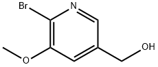 (6-Bromo-5-methoxypyridin-3-yl)methanol 구조식 이미지