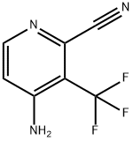 4-Amino-3-trifluoromethyl-pyridine-2-carbonitrile Structure