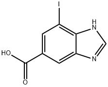 7-Iodo-3H-benzoimidazole-5-carboxylic acid Structure