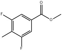 Methyl 3,5-difluoro-4-methylbenzoate Structure