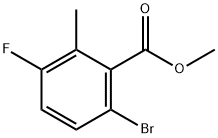 methyl 6-bromo-3-fluoro-2-methylbenzoate Structure
