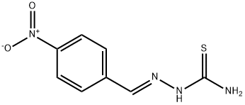 4-nitrobenzaldehyde thiosemicarbazone Structure