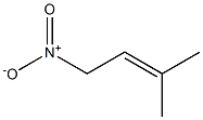 2-Butene, 3-methyl-1-nitro- Structure