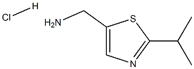 (2-isopropylthiazol-5-yl)methanamine hydrochloride Structure
