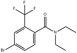 N,N-diethyl 4-bromo-2-(trifluoromethy)benzamide Structure