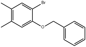 1-(Benzyloxy)-2-bromo-4,5-dimethylbenzene Structure