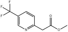 Methyl 2-(5-(trifluoromethyl)pyridin-2-yl)acetate 구조식 이미지