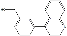 (3-quinolin-4-ylphenyl)methanol Structure