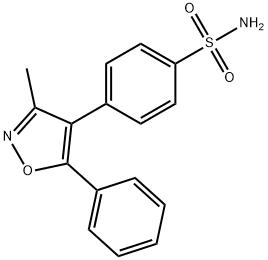 4-(3-methyl-4-phenylisoxazol-5-yl)benzenesulfonamide Structure