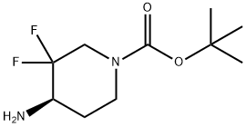 (R)-tert-butyl 4-amino-3,3-difluoropiperidine-1-carboxylate Structure