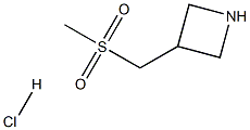 3-Methanesulfonylmethyl-azetidine Hydrochloride Structure