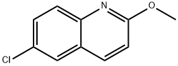 6-chloro-2-methoxyquinoline 구조식 이미지