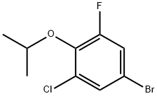 5-Bromo-1-chloro-3-fluoro-2-isopropoxybenzene Structure