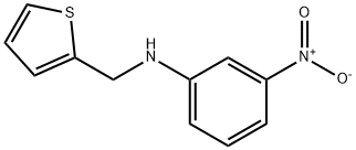 3-nitro-N-(thiophen-2-ylmethyl)aniline 구조식 이미지