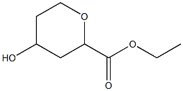 ETHYL 4-HYDROXYOXANE-2-CARBOXYLATE Structure