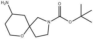 Tert-Butyl 9-Amino-6-Oxa-2-Azaspiro[4.5]Decane-2-Carboxylate Structure