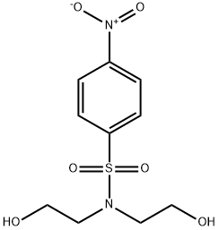 N,N-bis(2-hydroxyethyl)-4-nitrobenzenesulfonamide 구조식 이미지