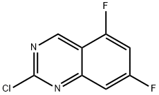 2-chloro-5,7-difluoroquinazoline 구조식 이미지