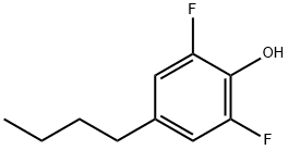 4-Butyl-2,6-difluorophenol Structure