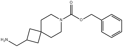 BENZYL 2-(AMINOMETHYL)-7-AZASPIRO[3.5]NONANE-7-CARBOXYLATE 구조식 이미지