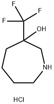 3-(TRIFLUOROMETHYL)AZEPAN-3-OL HCL Structure