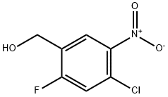 (4-Chloro-2-fluoro-5-nitro-phenyl)-methanol Structure