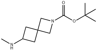 Tert-butyl 6-(methylamino)-2-azaspiro[3.3]heptane-2-carboxylate 구조식 이미지