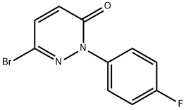 6-Bromo-2-(4-fluorophenyl)pyridazin-3(2H)-one Structure