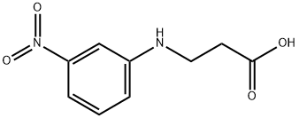 3-(3-nitroanilino)propanoic acid Structure