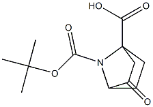 7-[(TERT-BUTOXY)CARBONYL]-3-OXO-7-AZABICYCLO[2.2.1]HEPTANE-1-CARBOXYLIC ACID Structure