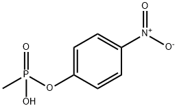 Phosphonic acid, methyl-, mono(4-nitrophenyl) ester 구조식 이미지